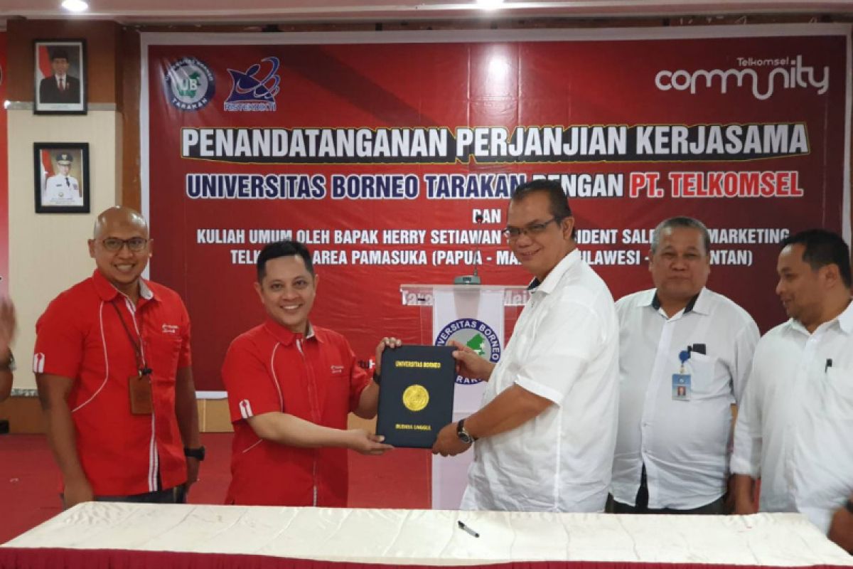 Telkomsel Hadirkan Economic Corner di Universitas Borneo Tarakan