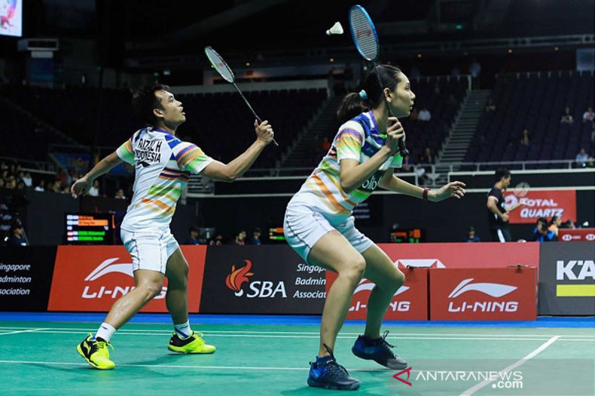 Dua ganda campuran Indonesia ke perempat final New Zealand