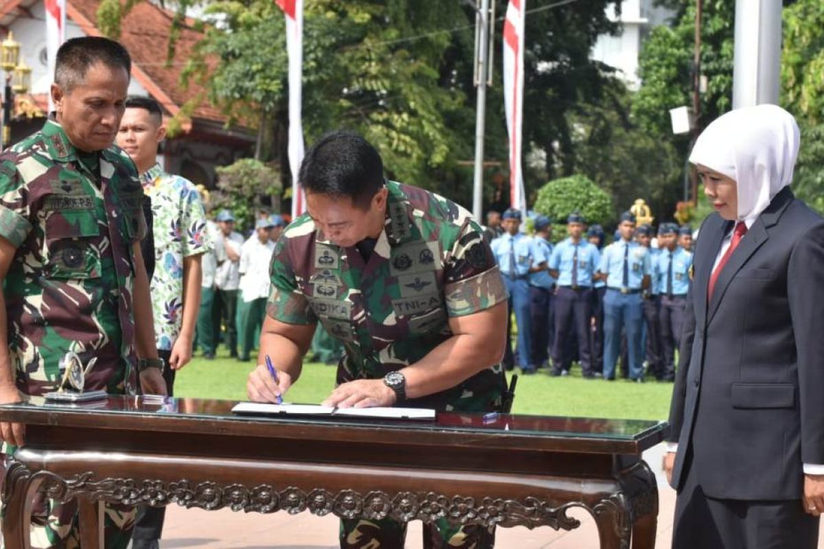 Tingkatkan kualitas SDM, TNI AD-Pemprov Jatim sepakat bersinergi