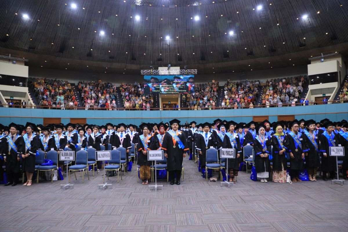 Universitas Pancasila telah meluluskan 59.035 sarjana