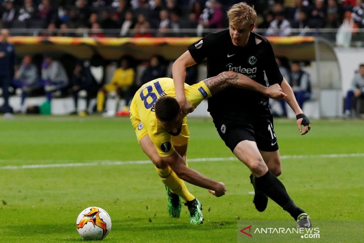 Imbang 1-1 di markas Frankfurt, Chelsea petik modal gol tandang