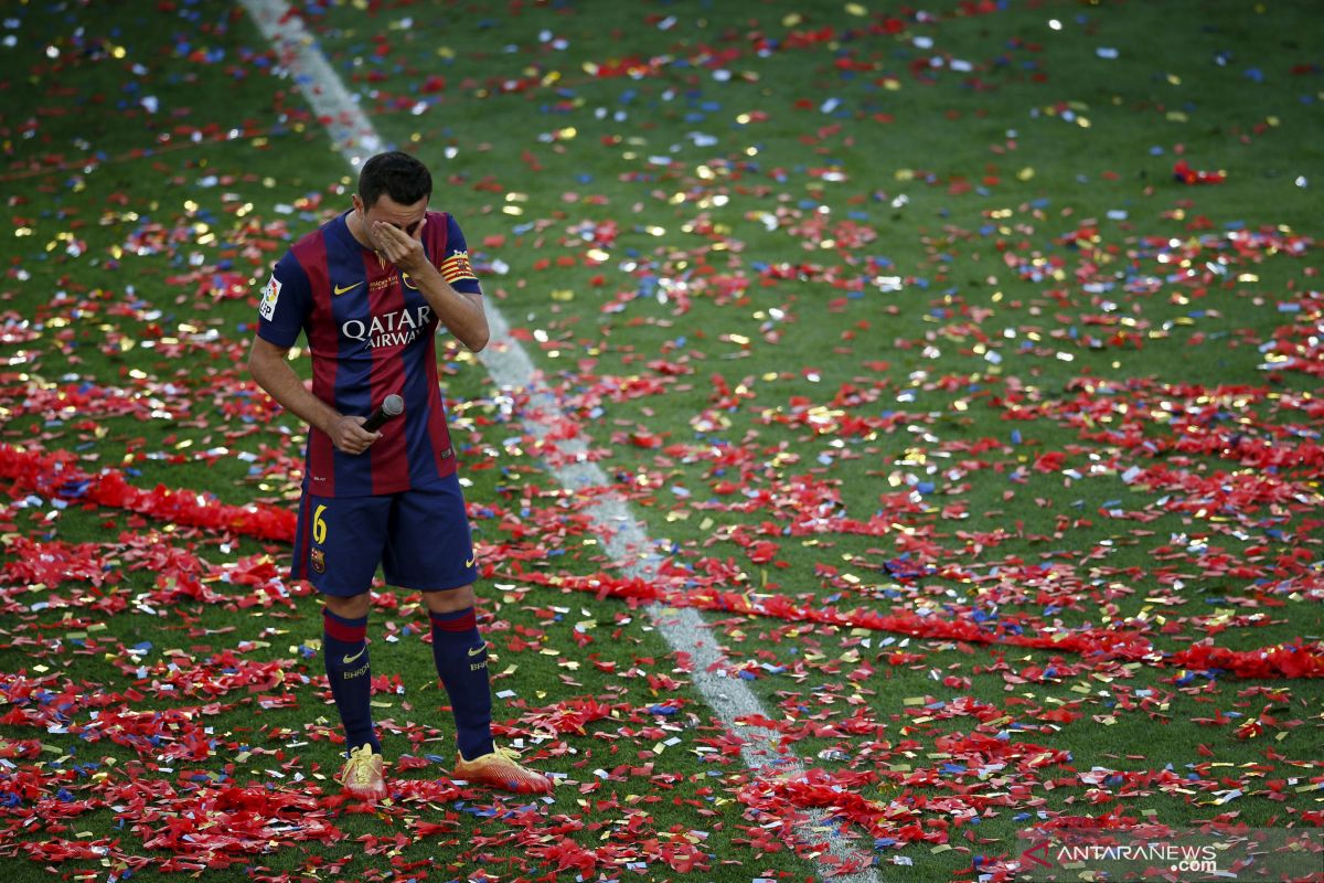 Bintang Barcelona  Xavi Hernandez gantung sepatu di akhir musim