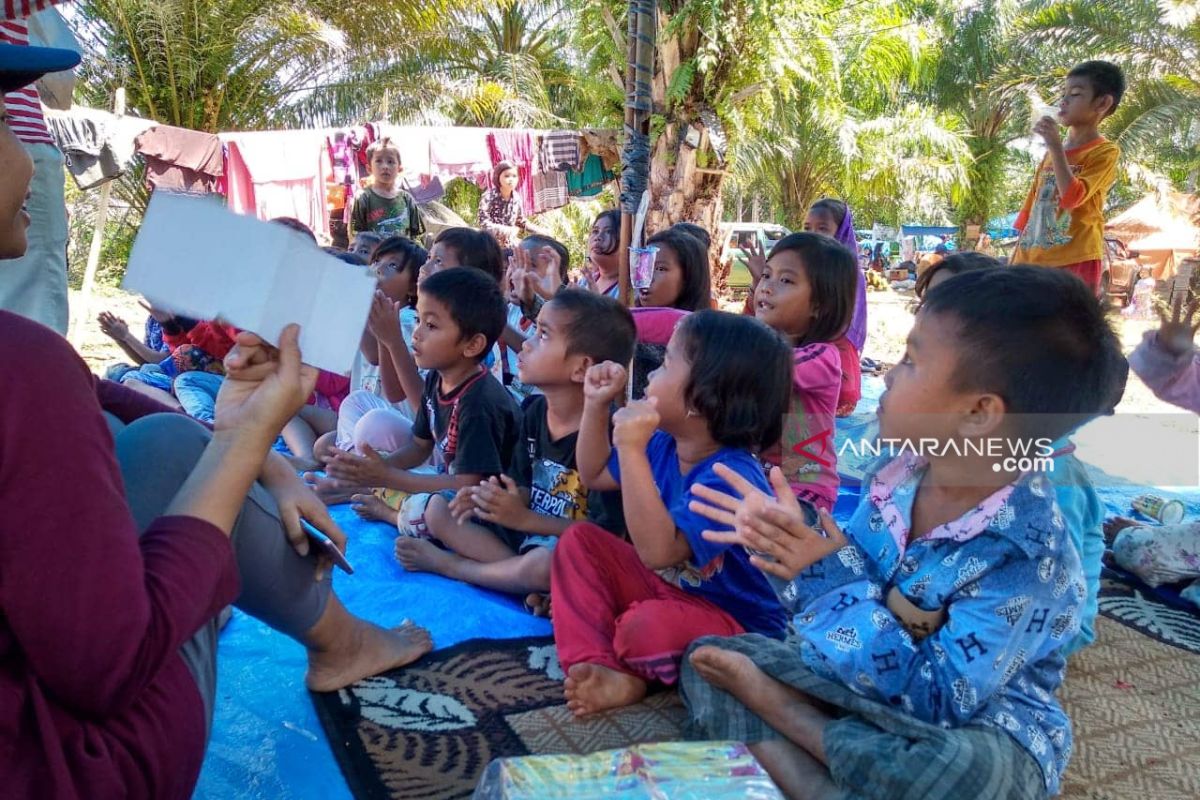 GMKI buka kelas belajar bagi pengungsi banjir di Bengkulu