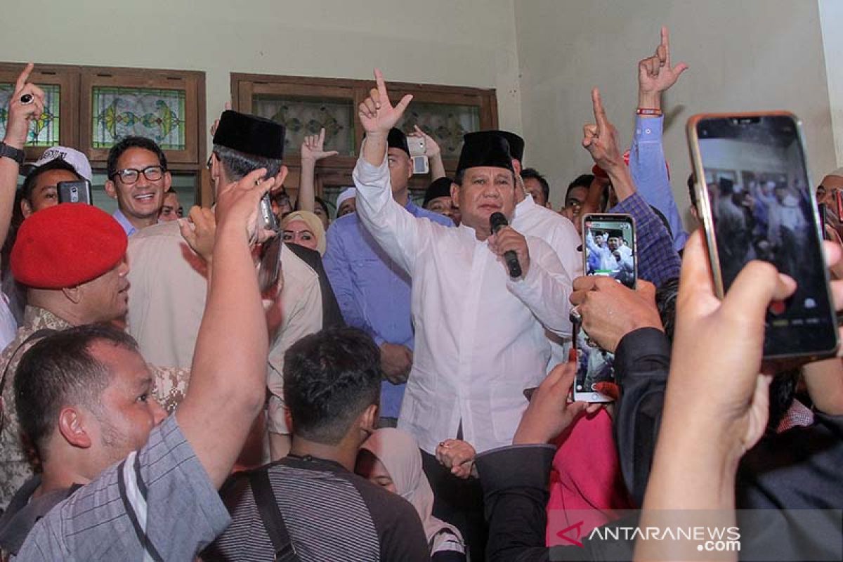 Prabowo : Masyarakat Aceh inspirasi bagi rakyat Indonesia