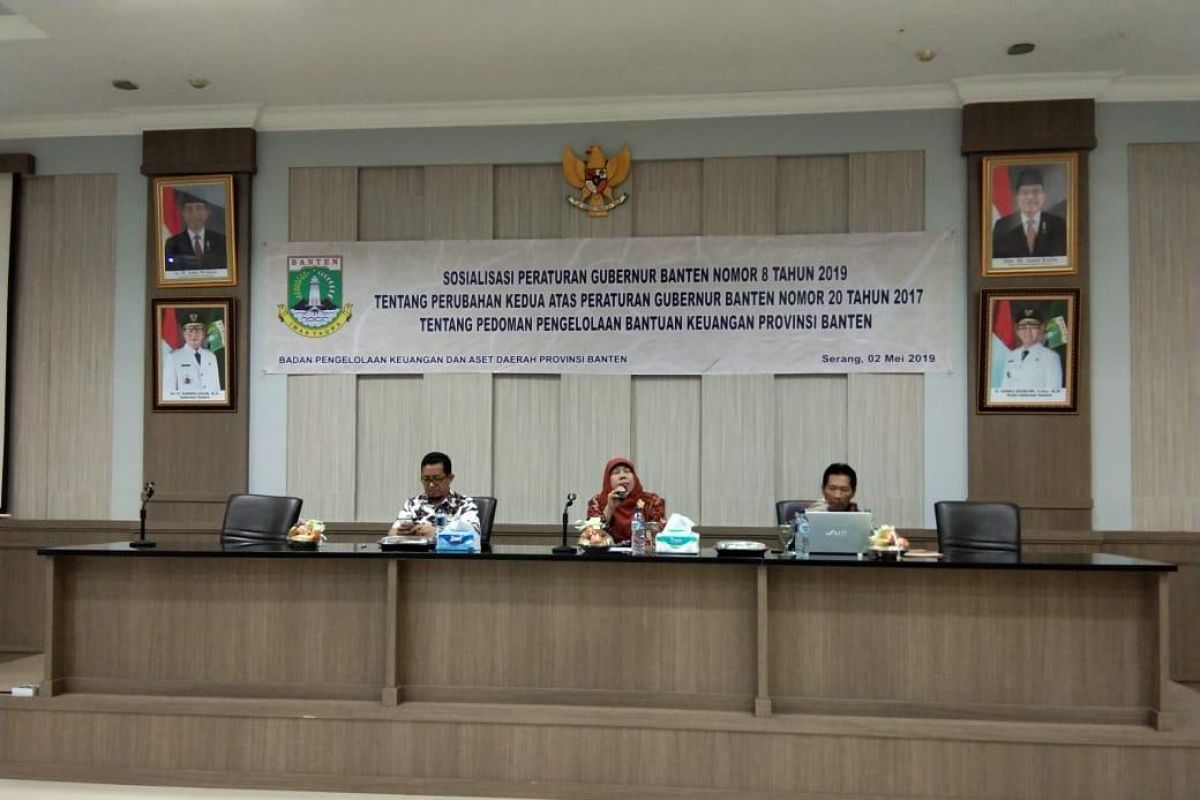 Pemprov Banten alokasikan bantuan keuangan Rp432 miliar pada 2019