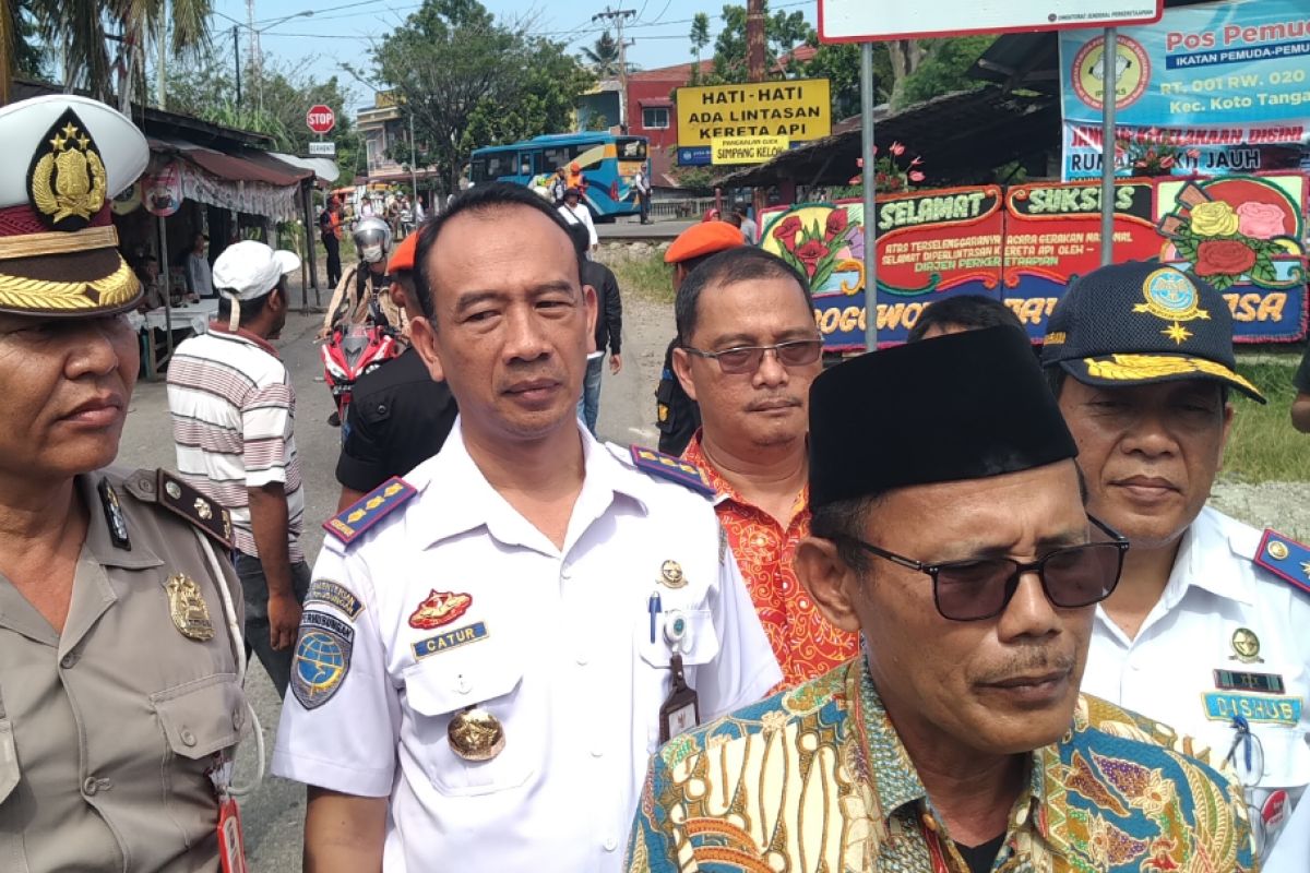 43 jiwa melayang di perlintasan KA Sumbar lima tahun terakhir