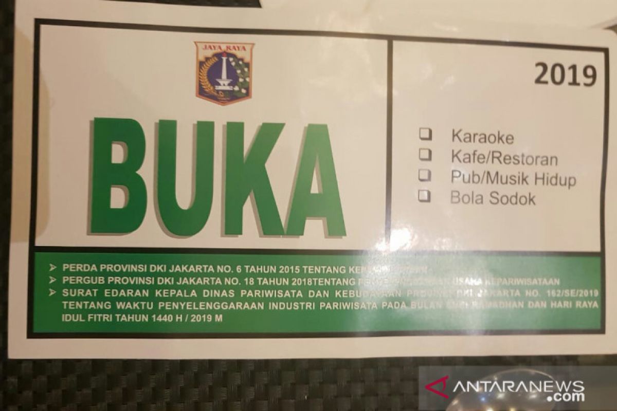 Tempat hiburan malam di hotel buka terbatas selama Ramadhan