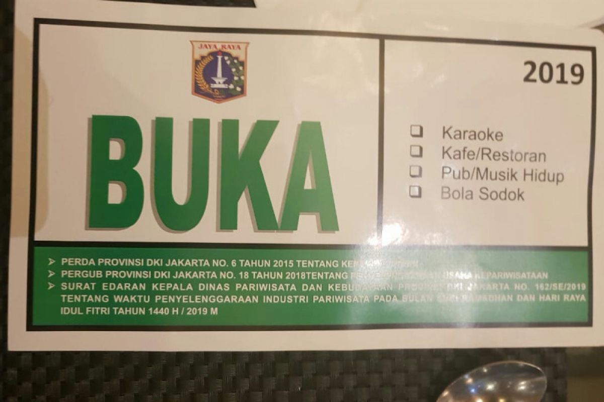 Pembatasan jam operasional tempat hiburan berlaku setelah sidang Isbat