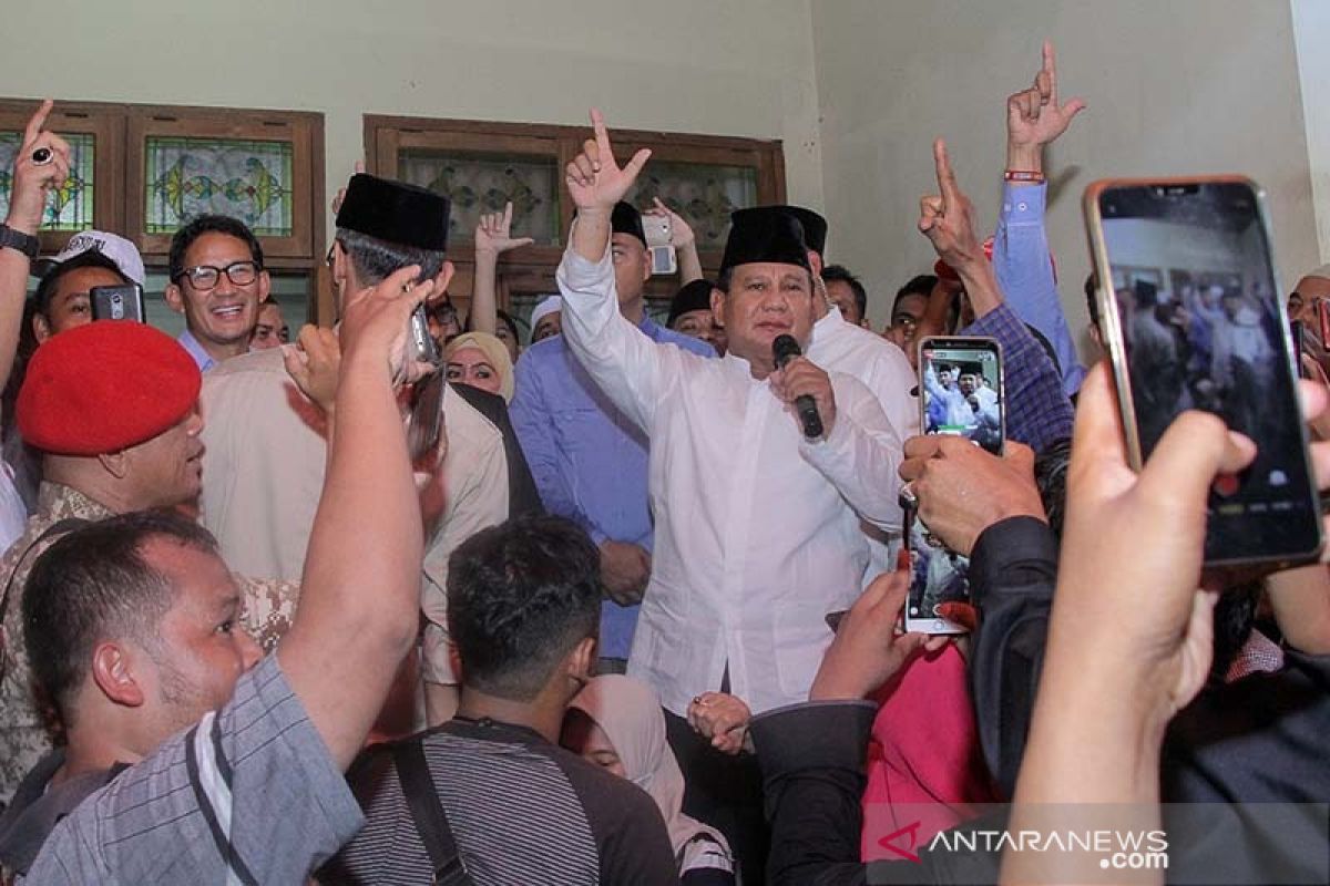 Prabowo: Masyarakat Aceh inspirasi bagi rakyat Indonesia