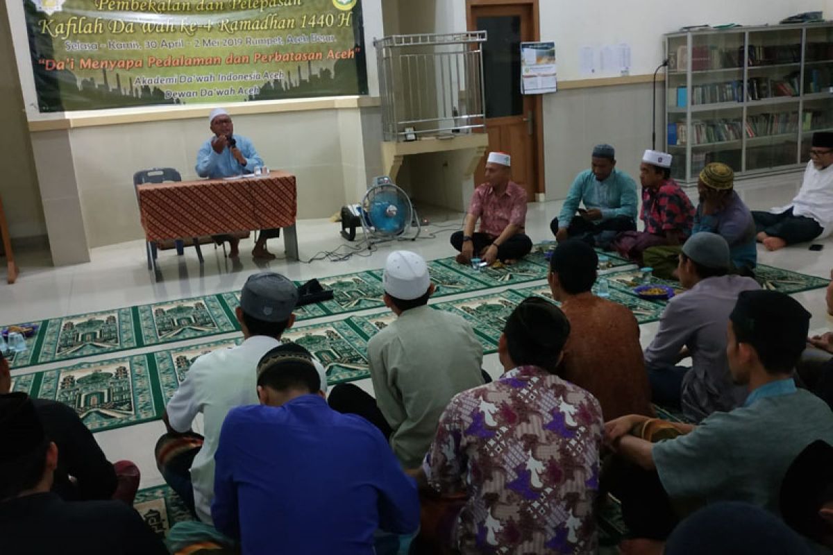 ADI kirim kafilah dakwah ke daerah perbatasan dan pedalaman Aceh