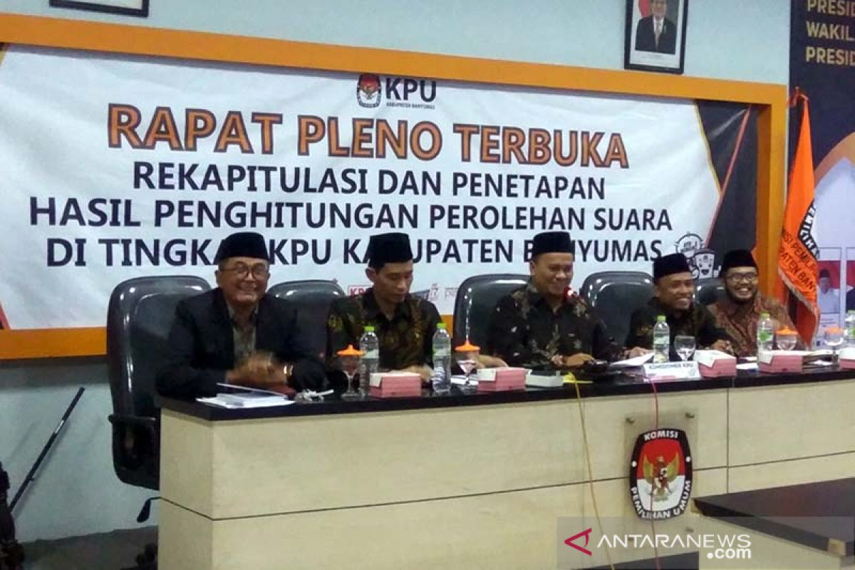 KPU: Jokowi-Ma'ruf raih 74,26 persen di Banyumas
