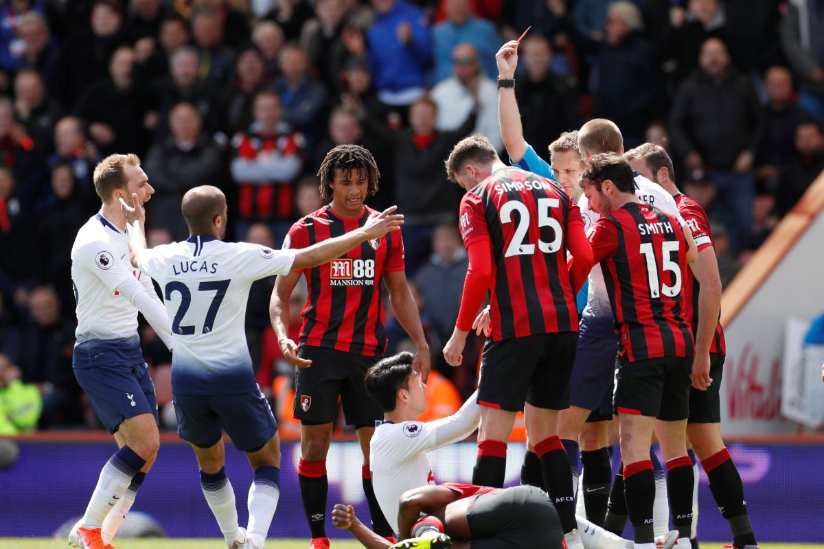 Laga berlangsung keras, Bournemouth bekuk Tottenham 1-0