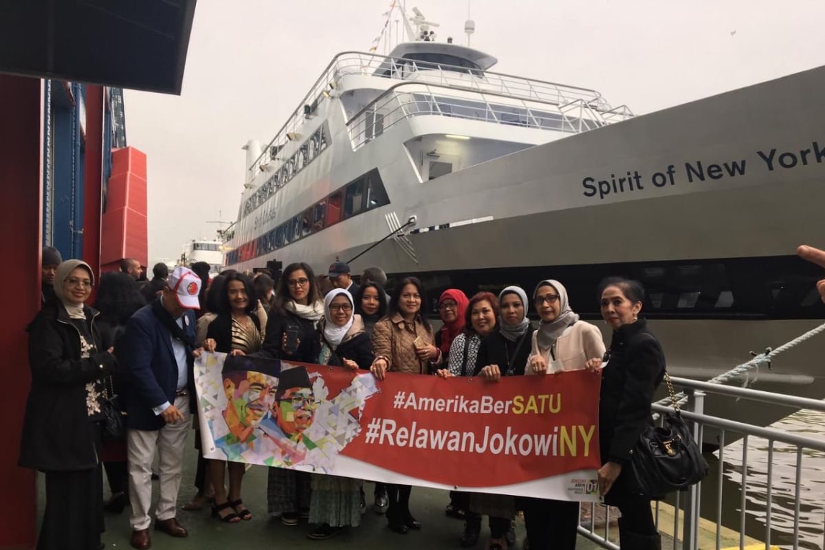 Relawan Jokowi New York gelar tasyakuran dan penggalangan dana