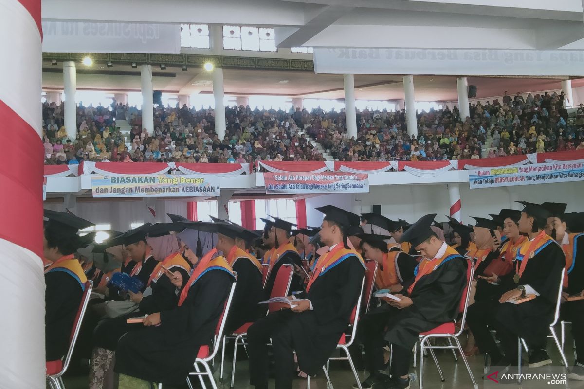 Universitas Jambi wisuda 1.027 lulusan diploma hingga doktor