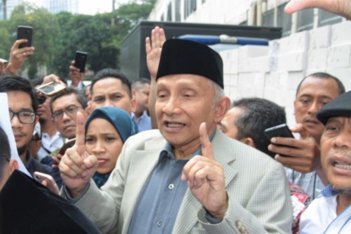 Amien Rais jamin PAN tetap di kubu Prabowo-Sandi