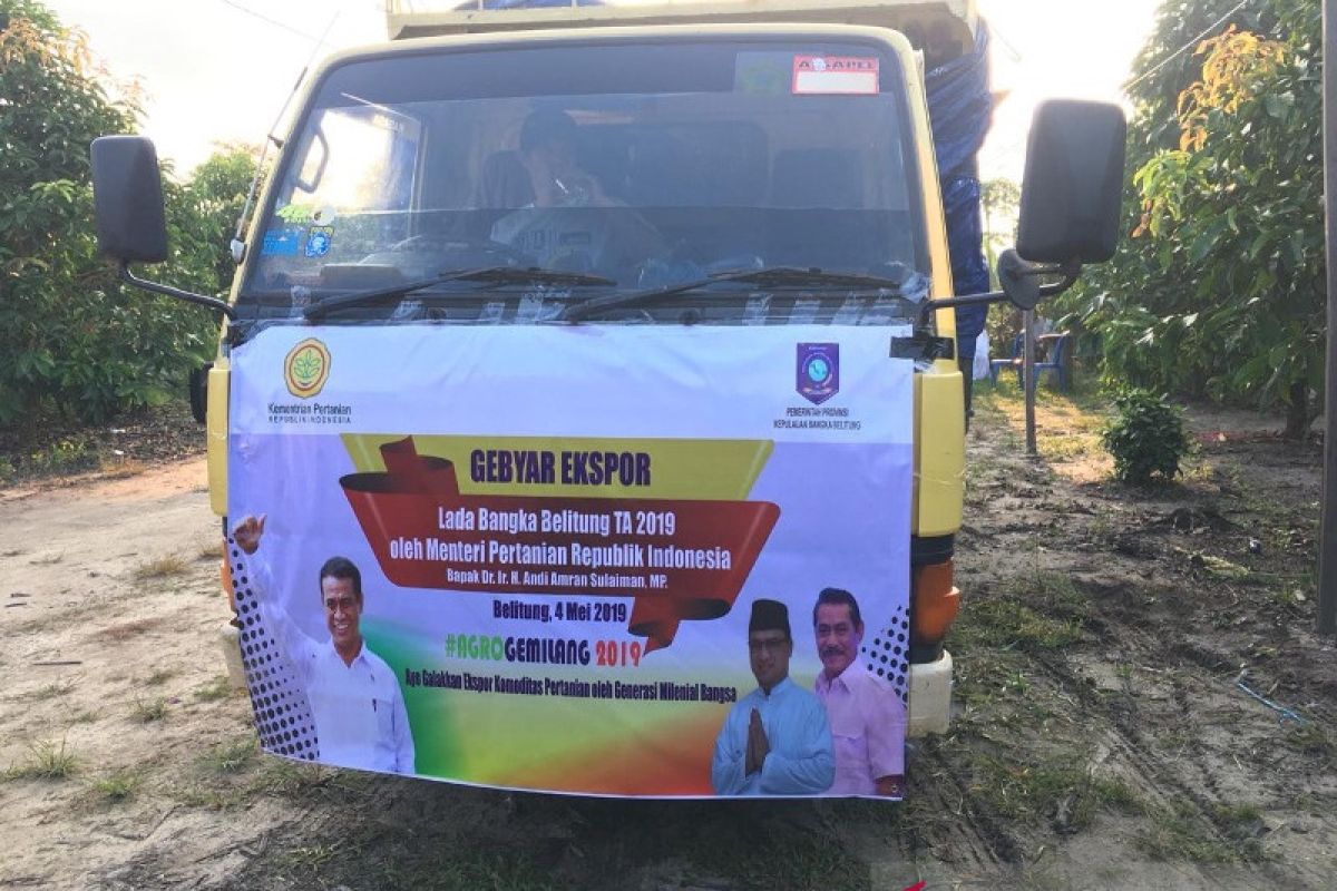 Menteri Pertanian lepas ekspor 30 ton lada putih Belitung