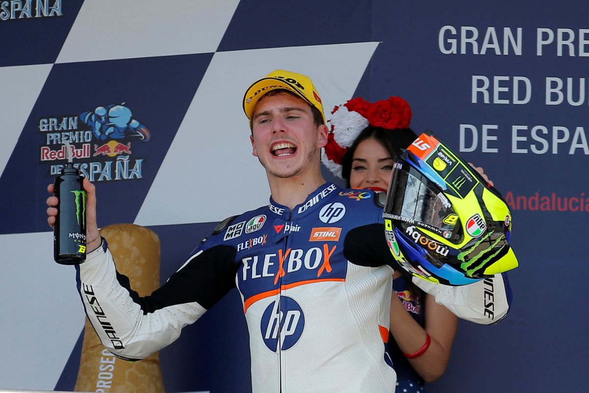 Pebalap Moto2  Baldassarrii juara Jerez, Dimas Ekky dinyatakan fit usai kecelakaan