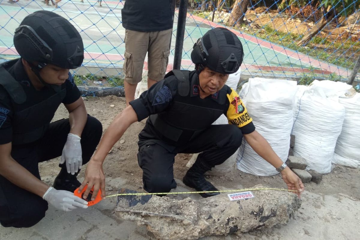 Polisi temukan mortir aktif peninggalan zaman perang seberat 60 kilogram