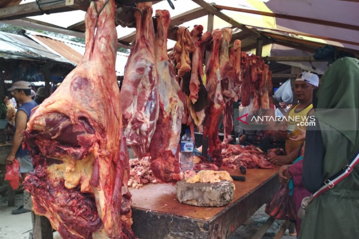 Harga  daging ayam di Mesuji Lampung naik
