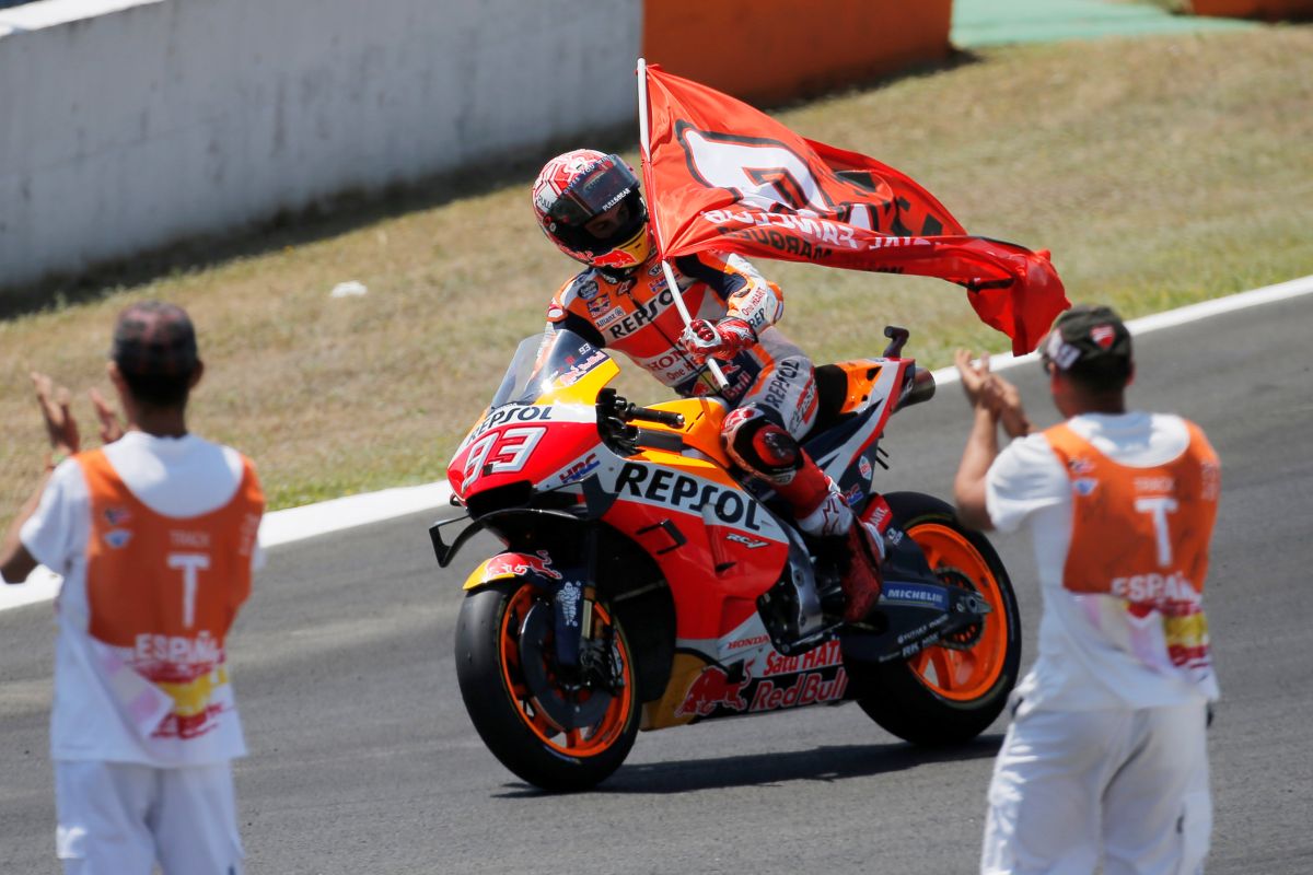 Marquez juara MotoGP di Jerez