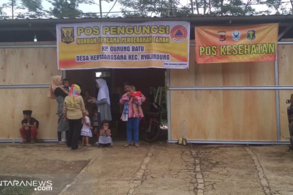 Tanggap darurat pergeseran tanah di Gunungbatu Sukabumi dicabut