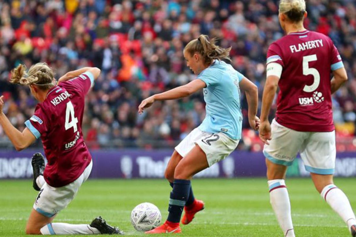 Piala FA - Taklukkan West Ham 3-0, tim putri Manchester City juara