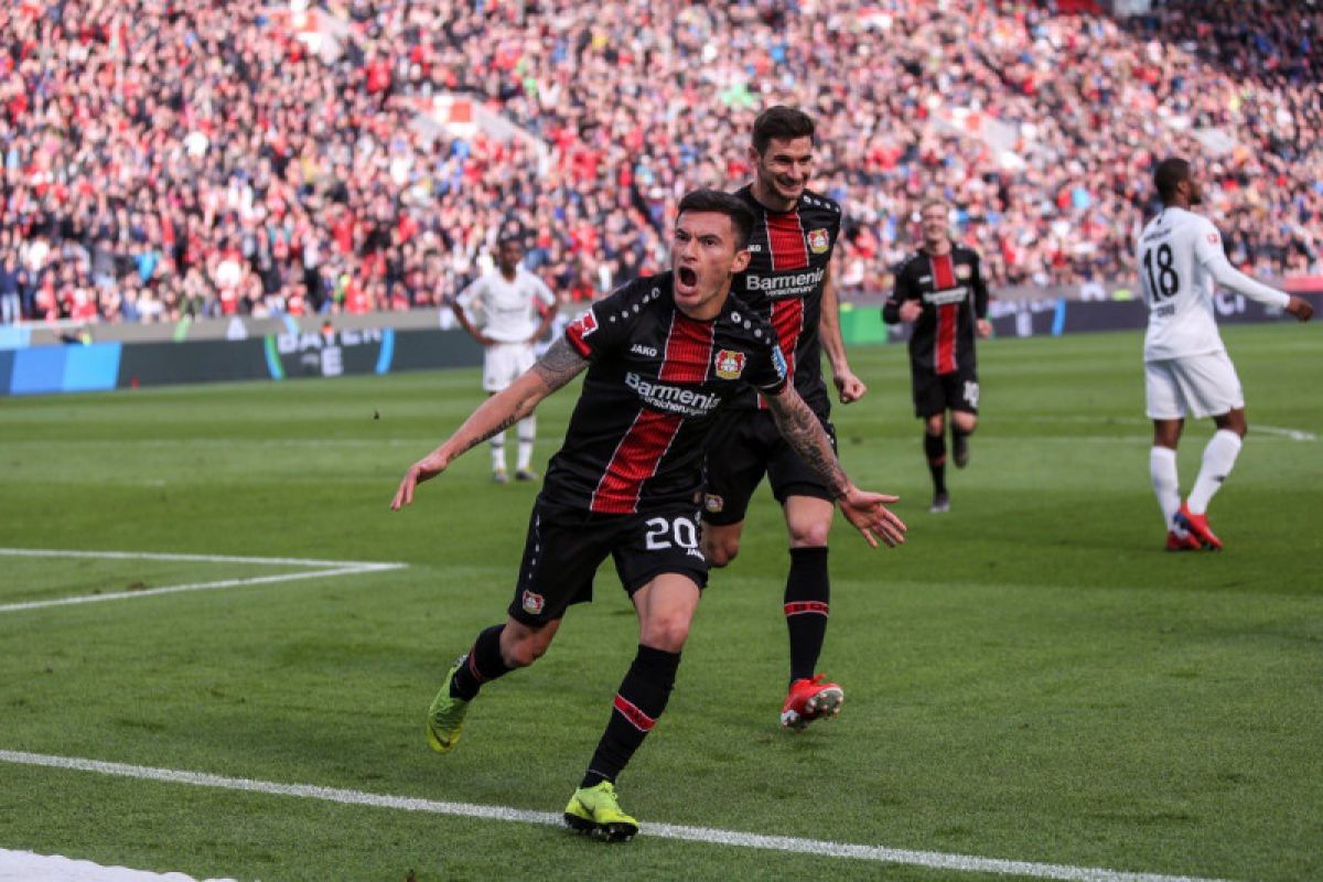 Leverkusen buka peluang ke Liga Champions setelah hantam Frankfurt 6-1