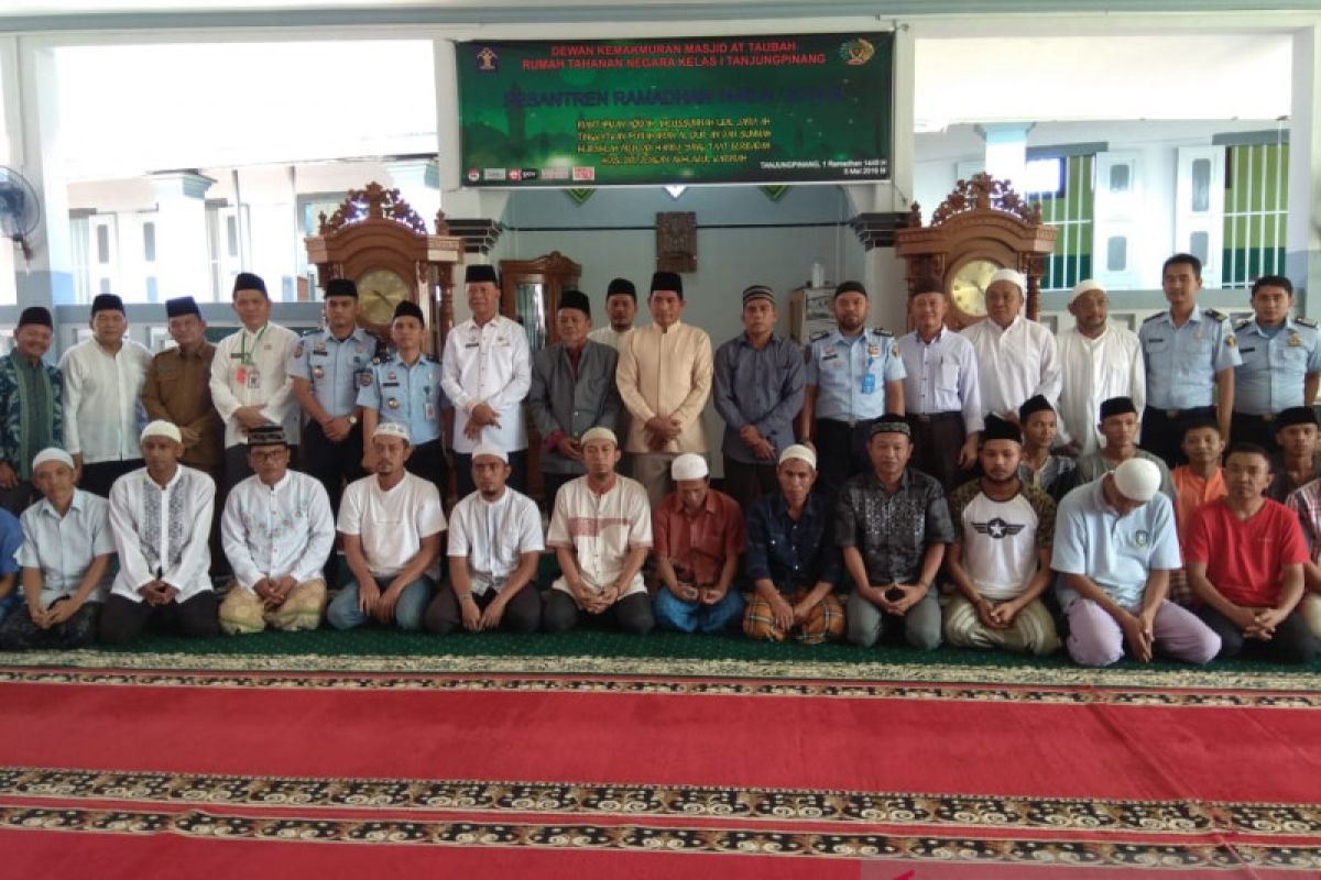 Tahanan Rutan Tanjungpinang ikut pesantren Ramadhan