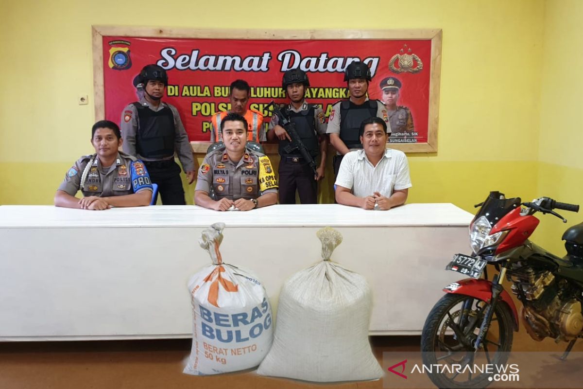 Polsek Sungaiselan Bangka Tengah tangkap pelaku pencuri lada