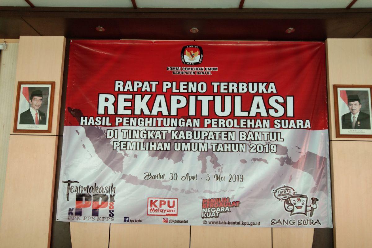 KPU Bantul menetapkan hasil rekapitulasi suara Pemilu maksimal 6 Mei