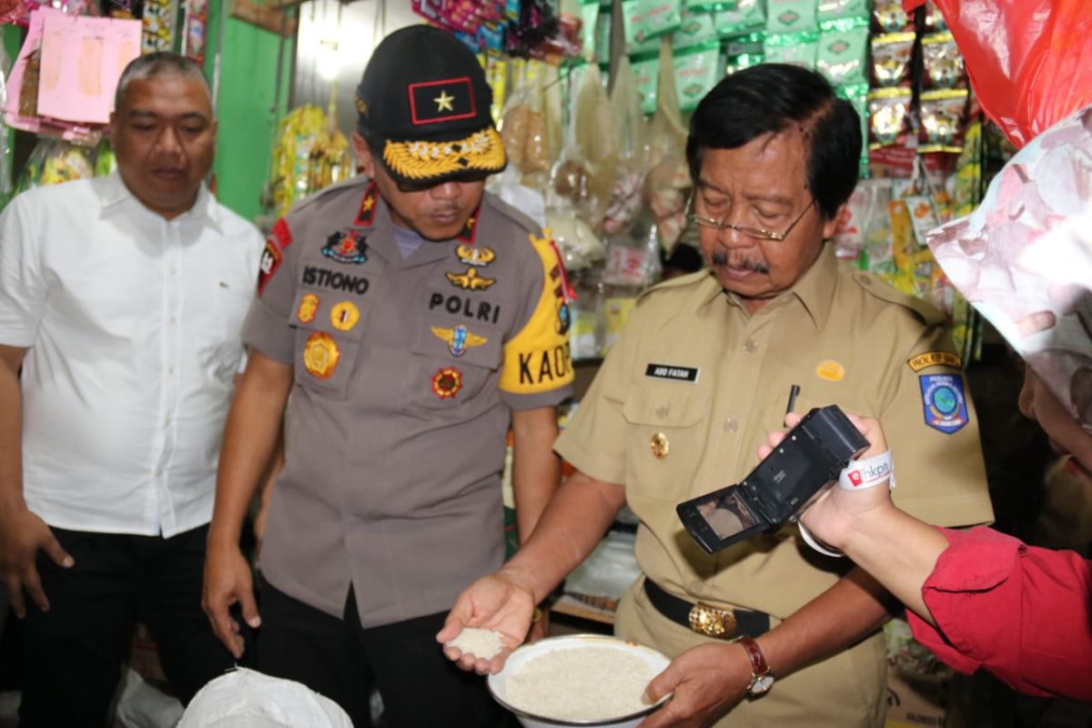 Wagub bersama Kapolda Babel lakukan sidak pasar tradisional