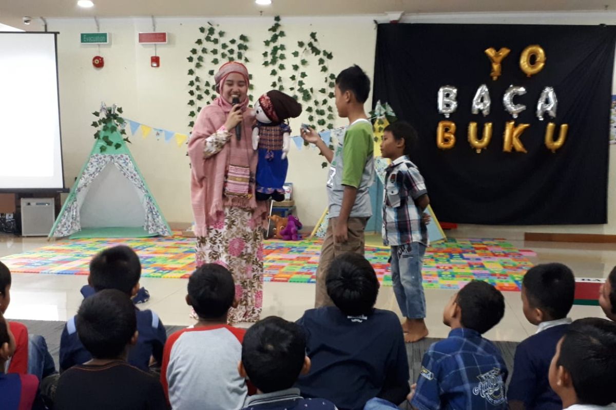 Ramai-ramai merajut jaring literasi baca anak