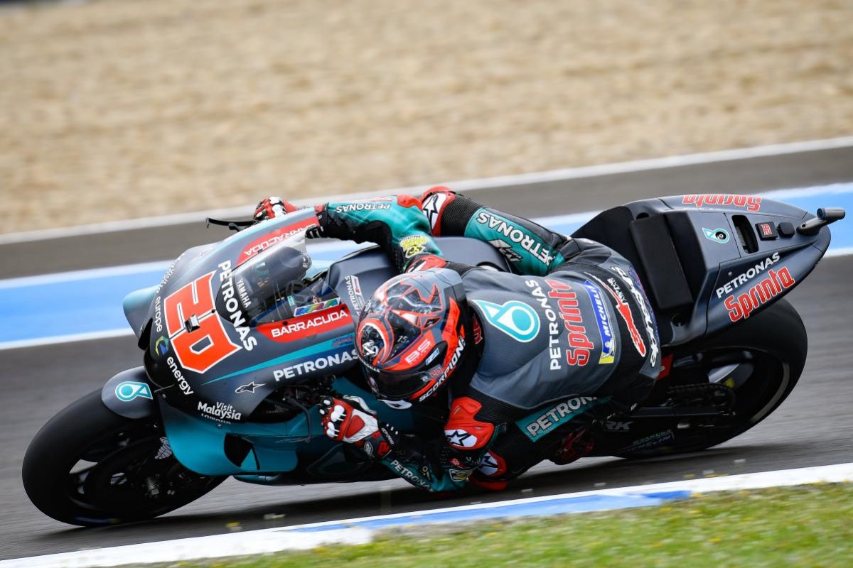 Quartararo tercepat, Marquez pakai livery baru, Tes MotoGP Jerez