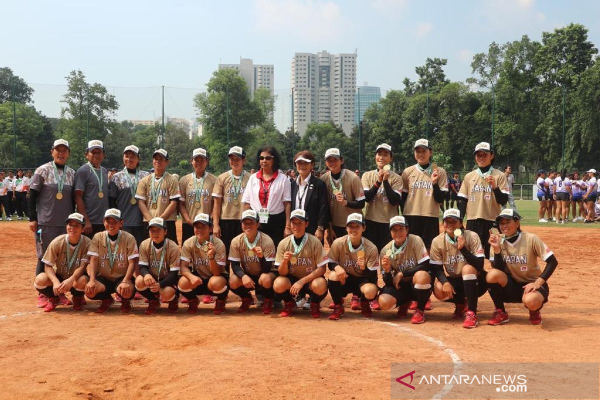 Kalahkan China, Jepang juarai Womens Softball Asia Cup 2019