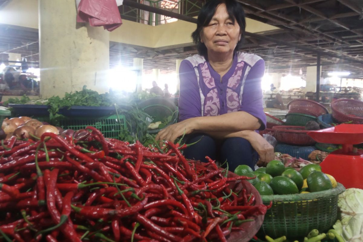 Ramadhan hari kedua harga cabai merah di Medan melonjak Rp78.000/Kg