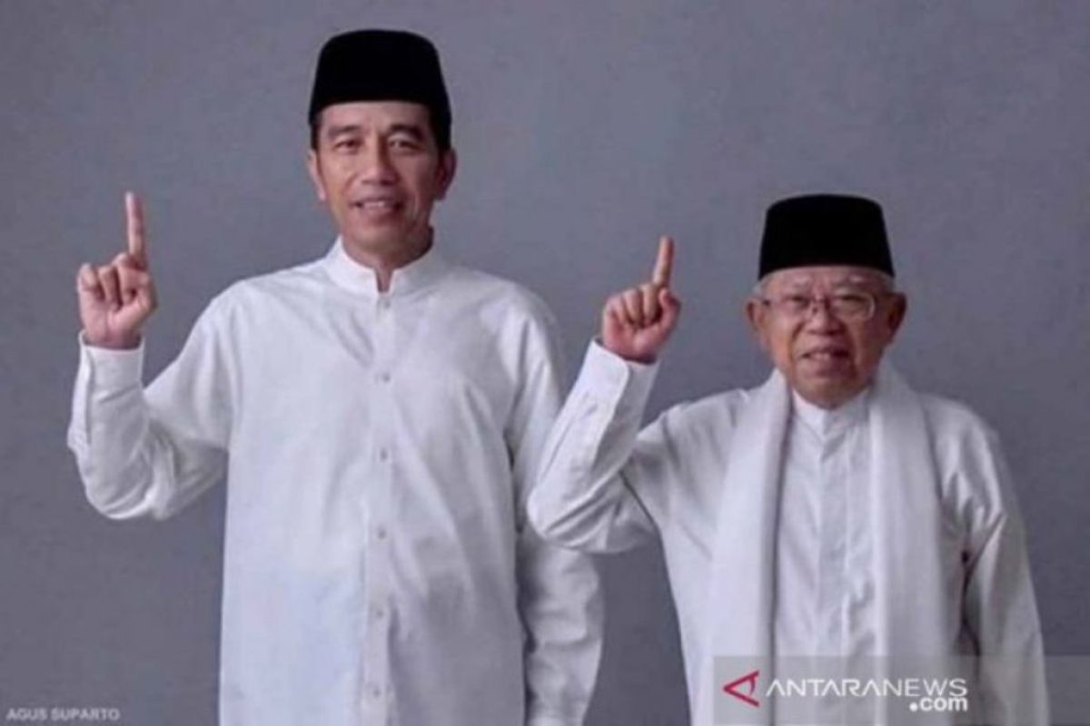 Pasangan Jokowi-KH Ma'ruf Amin unggul di Bali