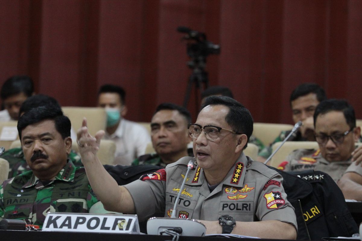 Panglima TNI-Kapolri berkunjung ke Mapolresta Sidoarjo