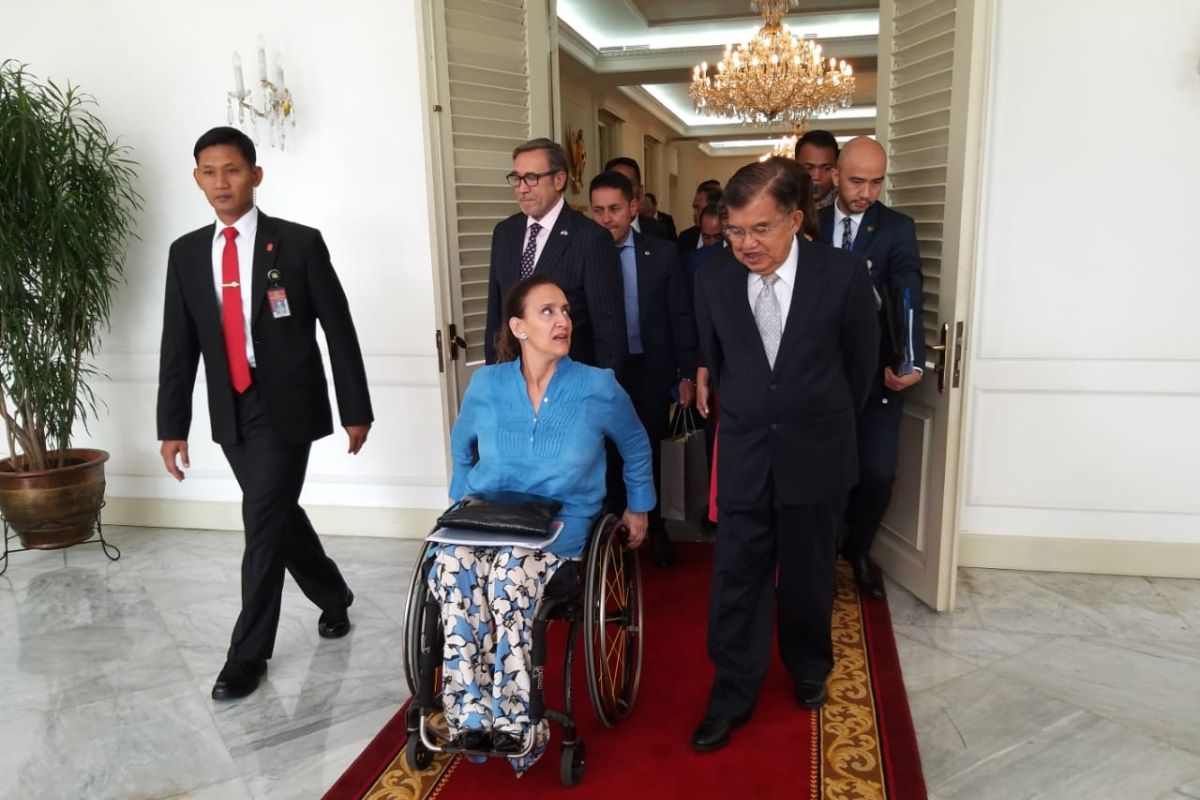 Vice President of Argentina Michetti pays courtesy call to Kalla