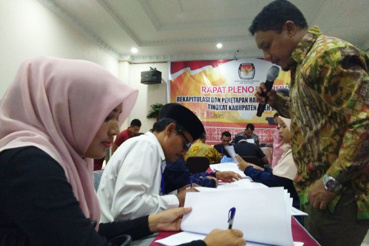 Rapat Pleno KIP Aceh Utara berakhir