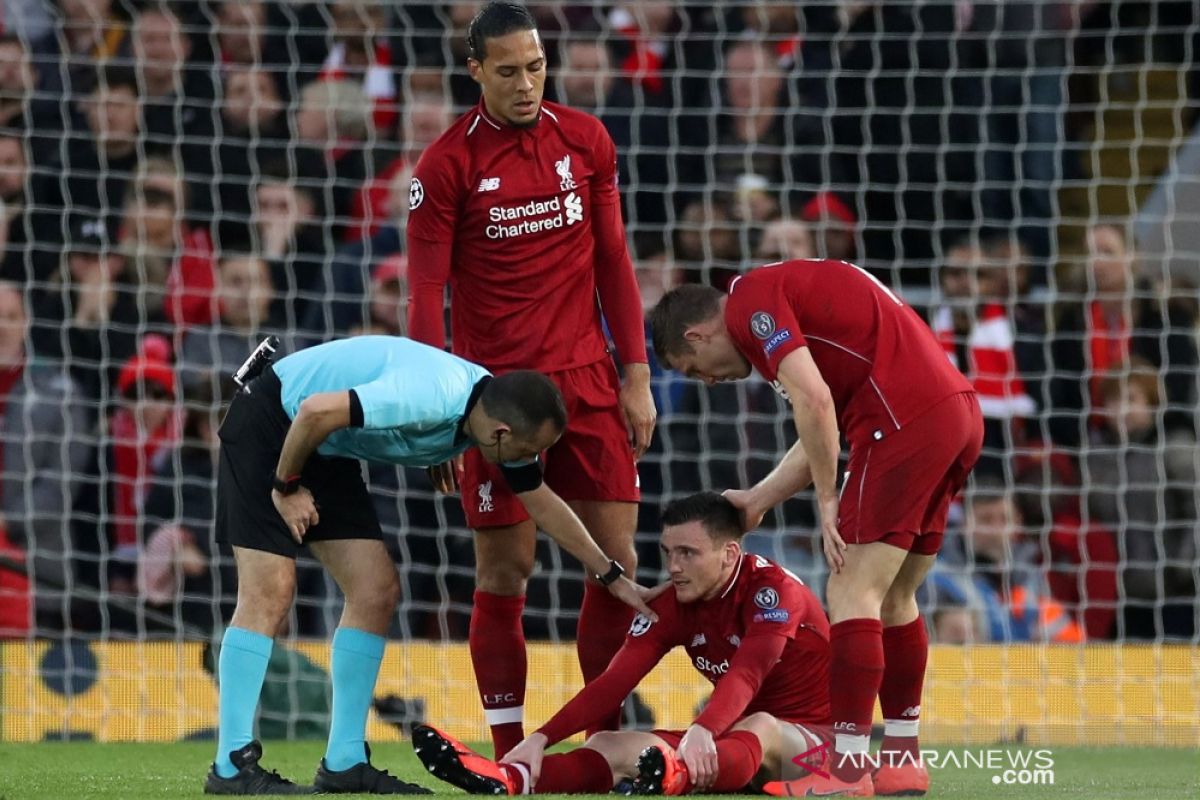 Infeksi tangan, pemain Liverpool absen dari persiapan