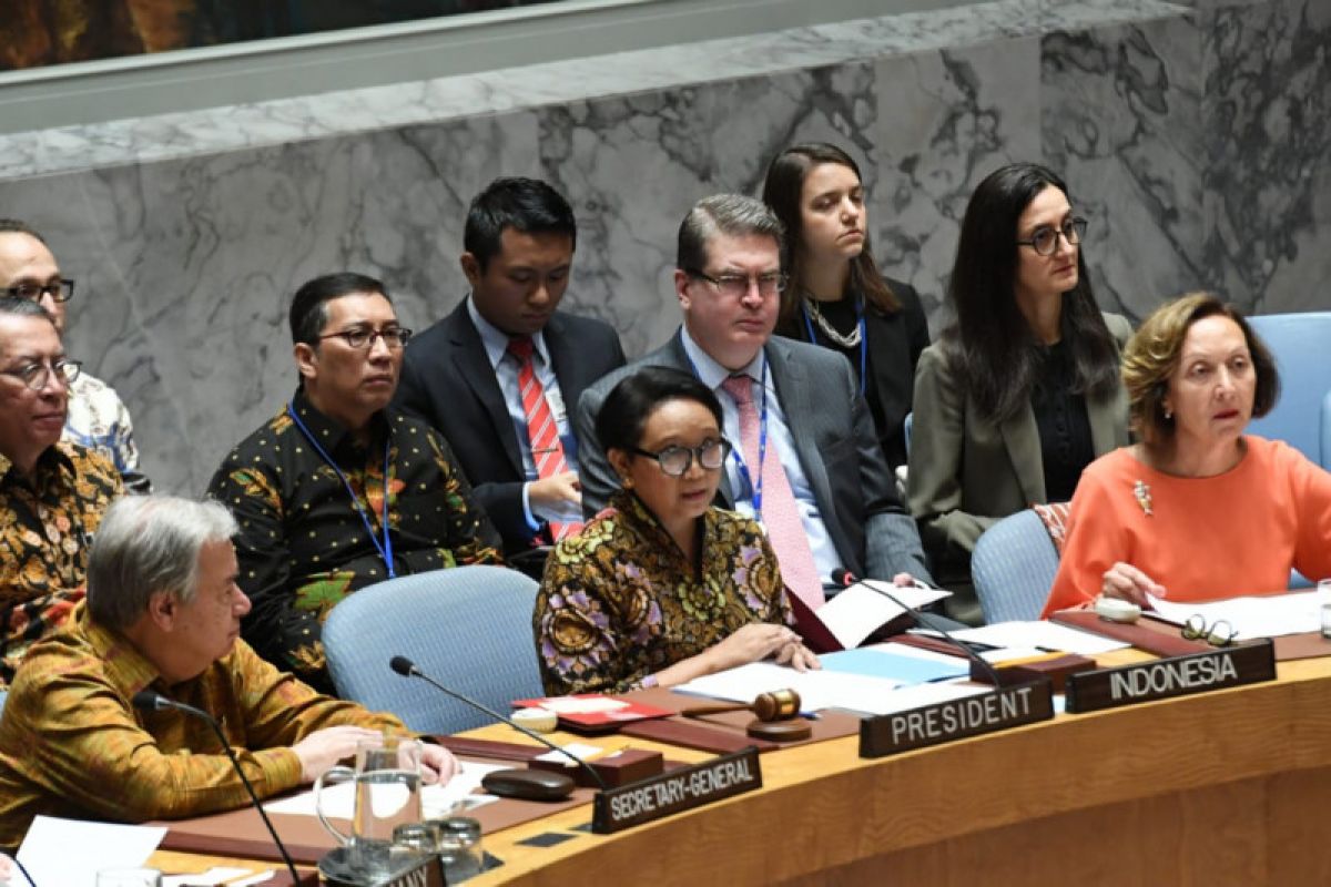 Retno Marsudi: pasukan penjaga perdamaian contoh nyata kemitraan global