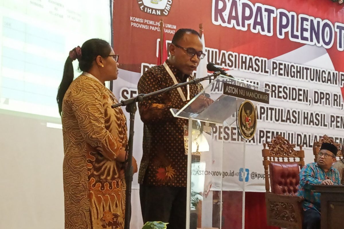 Filep Wamafma raup suara terbanyak kursi DPD Papua Barat