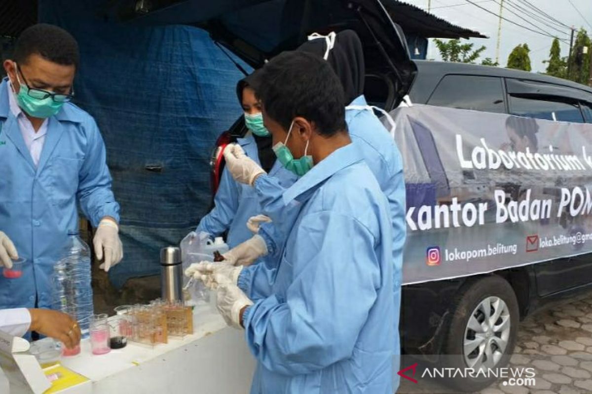 Loka POM Belitung lakukan uji sampel makanan buka puasa