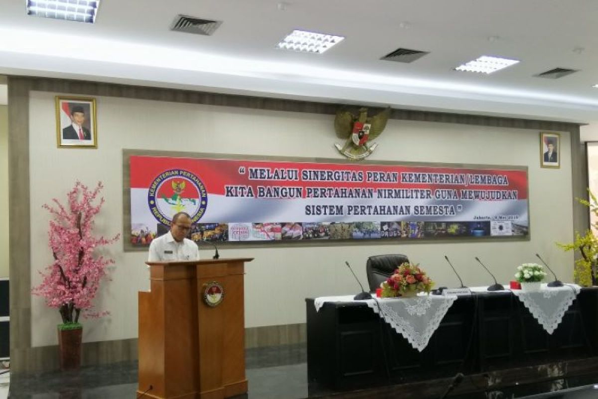 Kemhan dorong pertahanan nirmiliter jadi program nasional