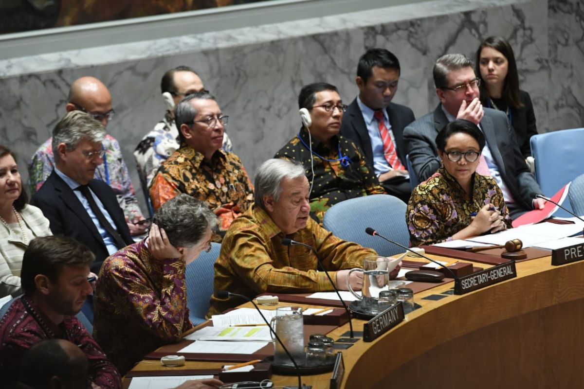 Sekjen PBB memuji  keterlibatan Indonesia dalam pemeliharaan perdamaian