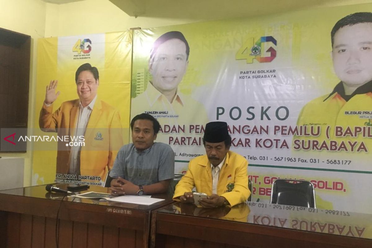 Golkar berhasil rebut lima kursi di DPRD Surabaya