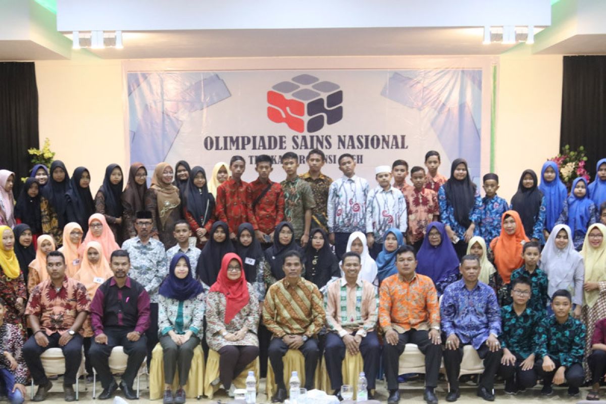 35 pelajar Aceh lolos olimpiade sains nasional 2019