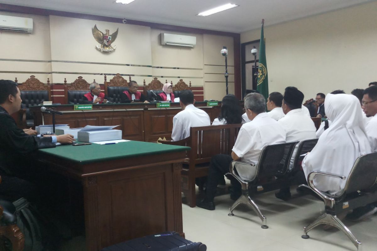 12 mantan anggota DPRD Kota Malang divonis berbeda