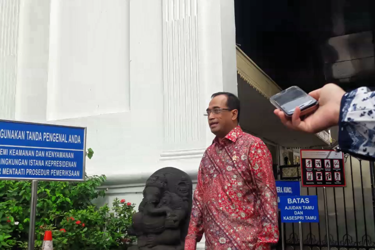 Menhub temui Presiden bahas mudik lebaran