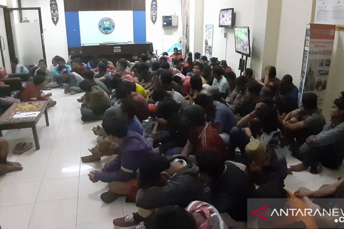 BNNP Kaltim amankan 91 orang diduga penyalahgunaan Narkoba